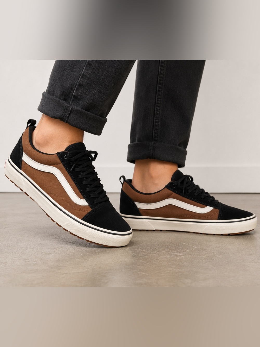 Vans Old Skool MTE Black Brown Suede Sneakers Shoes Men’s 7.5 Women’s 9 EU 40